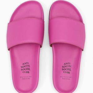 Anti social social club x Buscemi slides